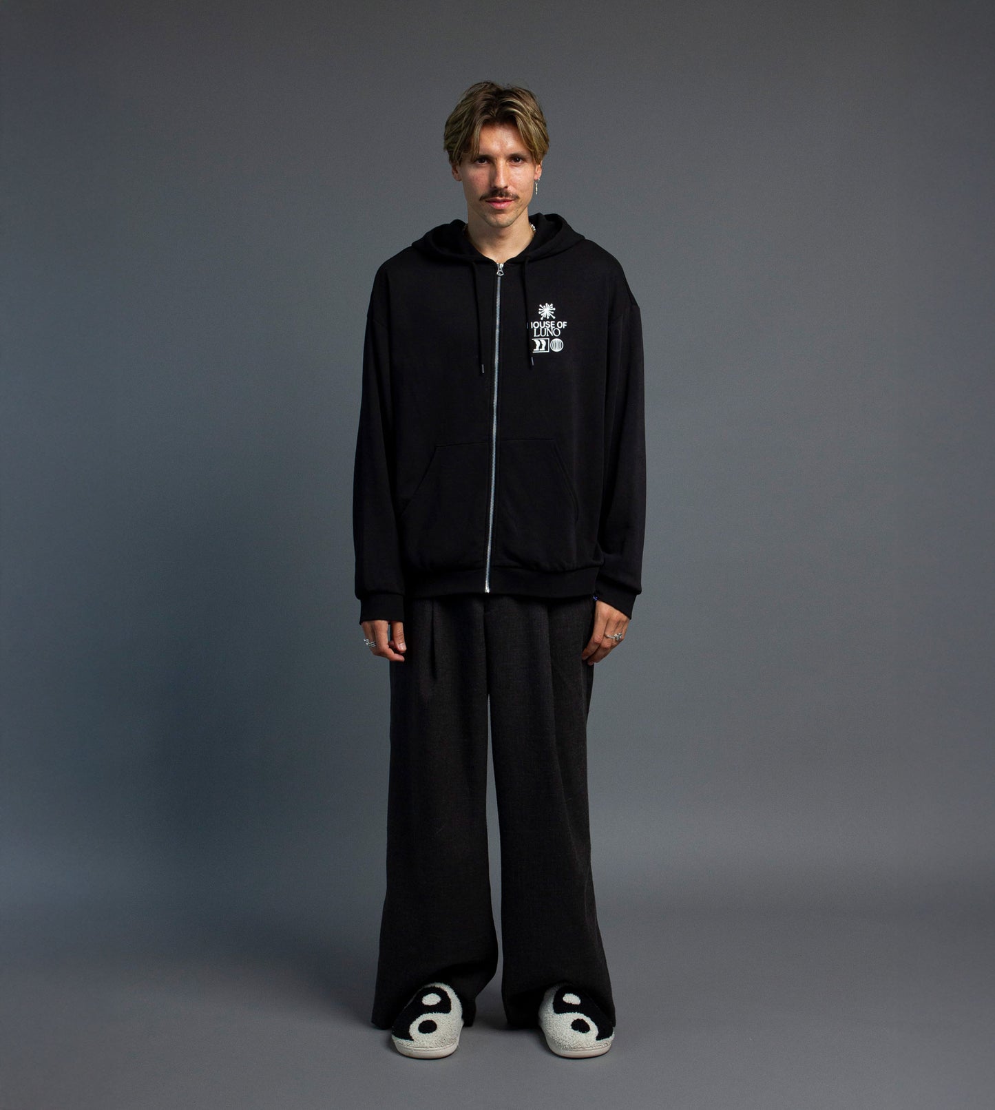HOUSE OF LUNO ZIP HOODIE