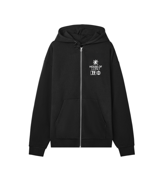 HOUSE OF LUNO ZIP HOODIE